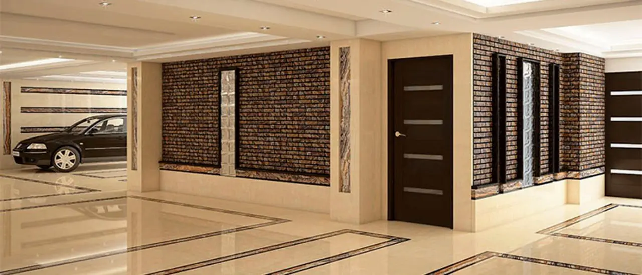 پارکینگ کاشی کاری شده